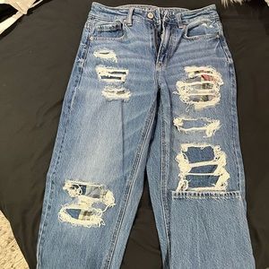Denim Ripped Boot Cut American Eagle Jeans